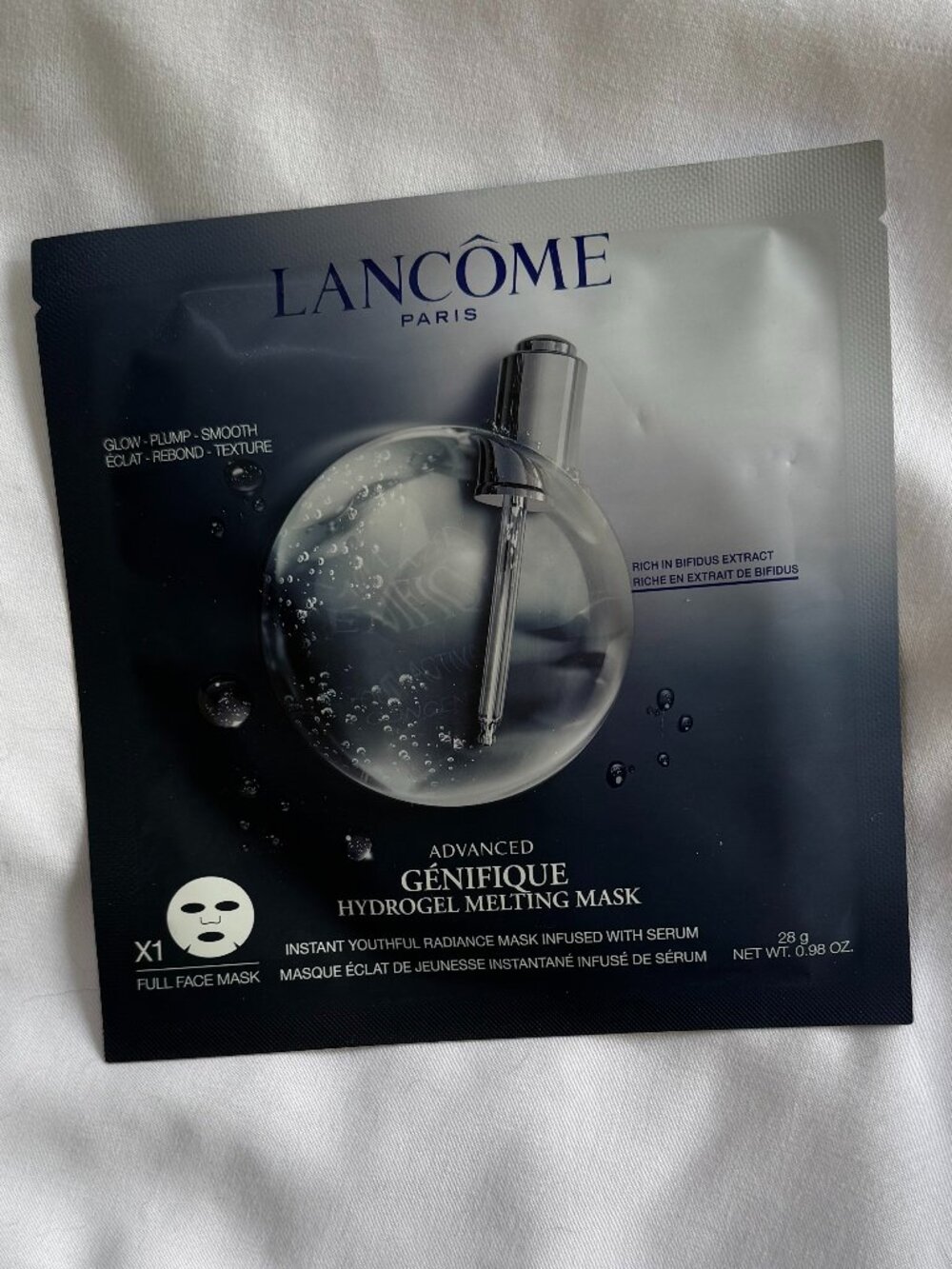 Lancome Advanced Genifique Hydrogel Melting Mask Infused with Serum, Full Face